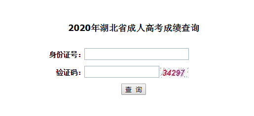 湖北成人高考考试成绩11月20日可查！